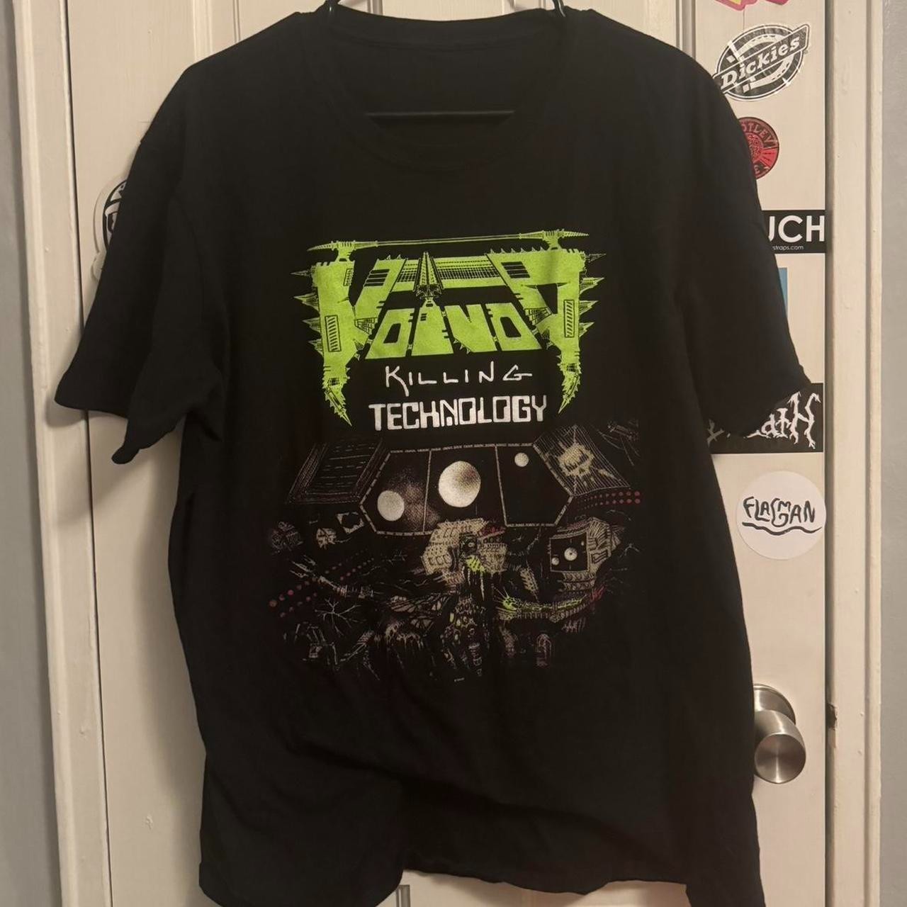 Retro! Voivod Band Black Cotton T-shirt Full size S-5XL Unisex OM806
