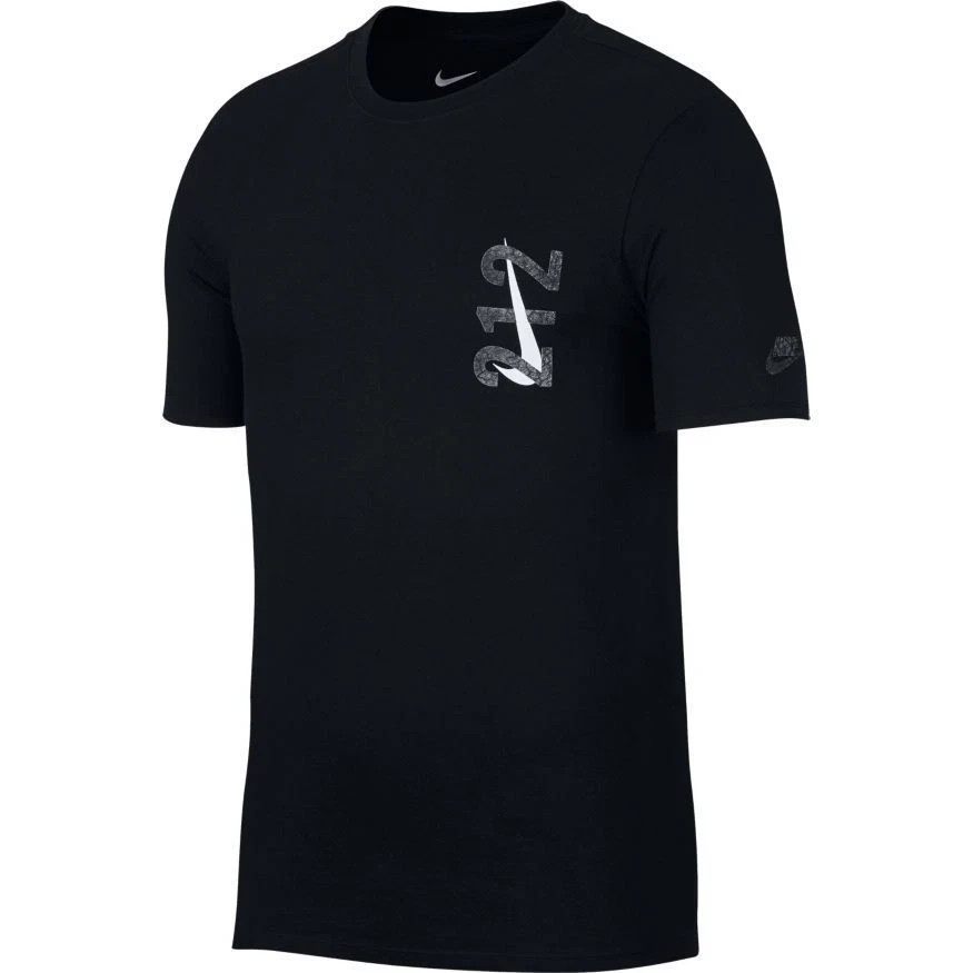 AUTHENTIC NIKE 212 100% COTTON ATHLETIC CUT BLACK T SHIRT 914291-010