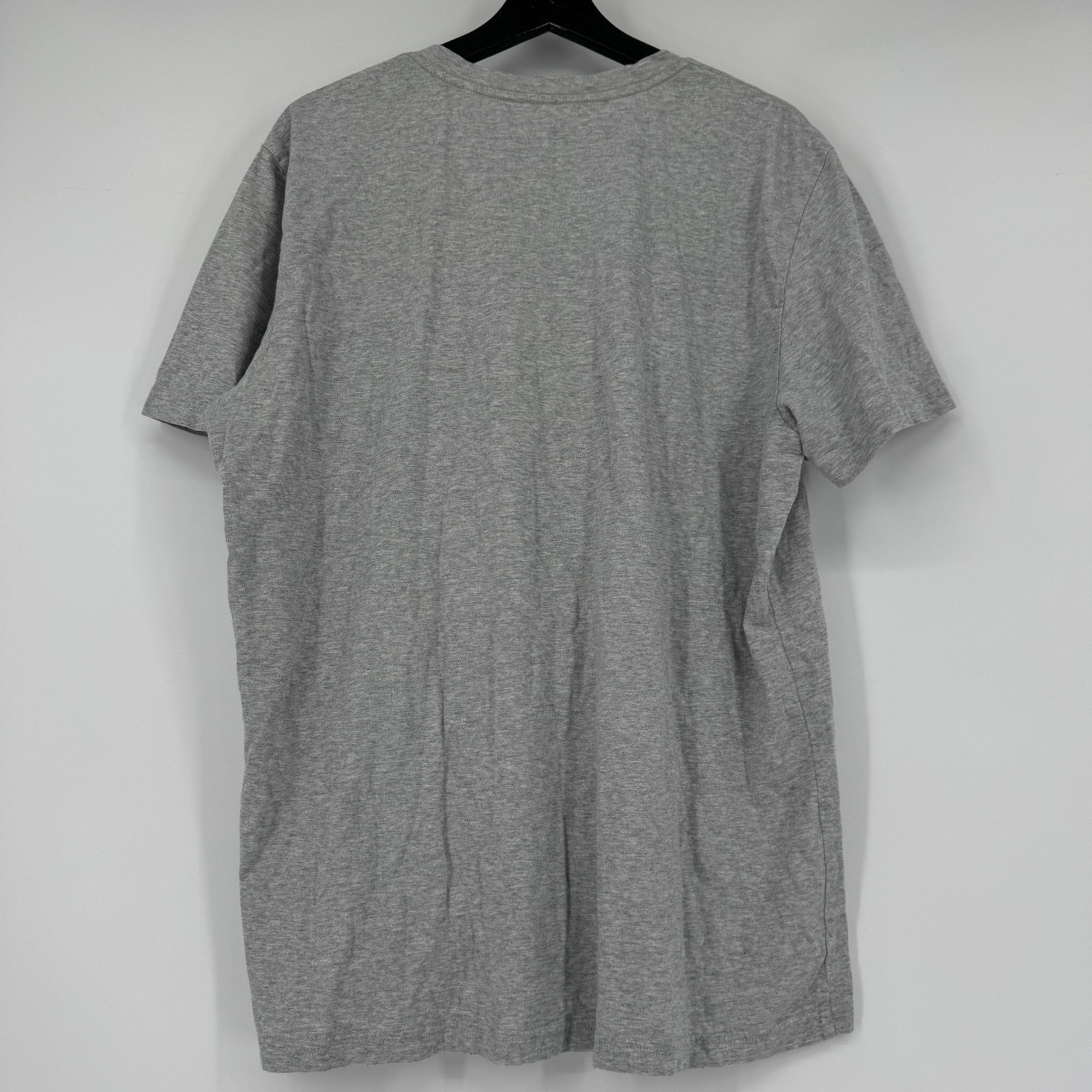 Faherty Sunwashed Organic Cotton V-Neck T-Shirt Gray Mens XL Short Sleeve