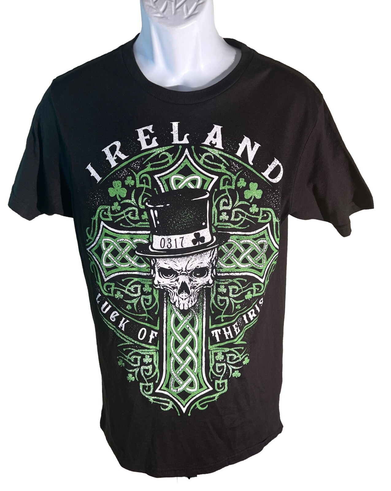 WAY TO CELEBRATE ST. PATRICKS DAY IRISH T-SHIRT Black Small