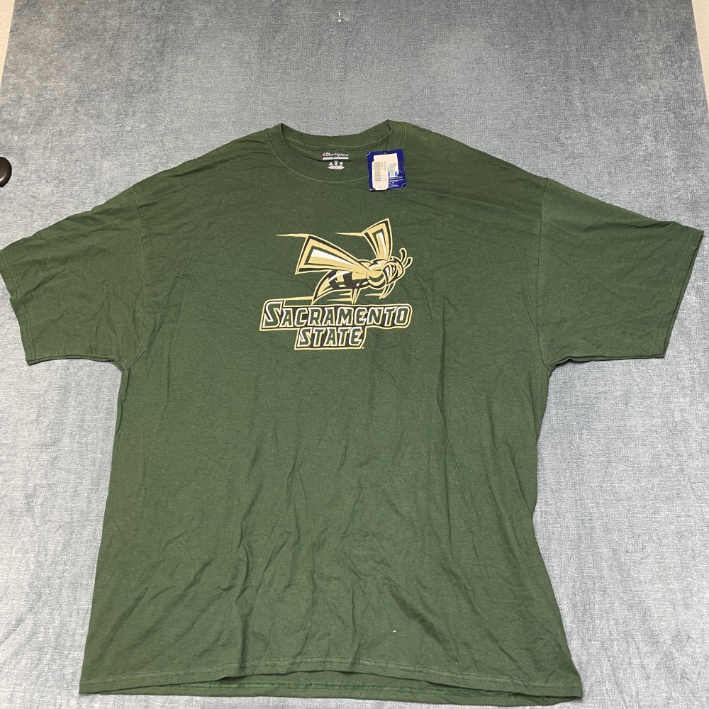 Champion Authentic Athleticwear Sacramento State T Shirt Mens 3XL Dark Green