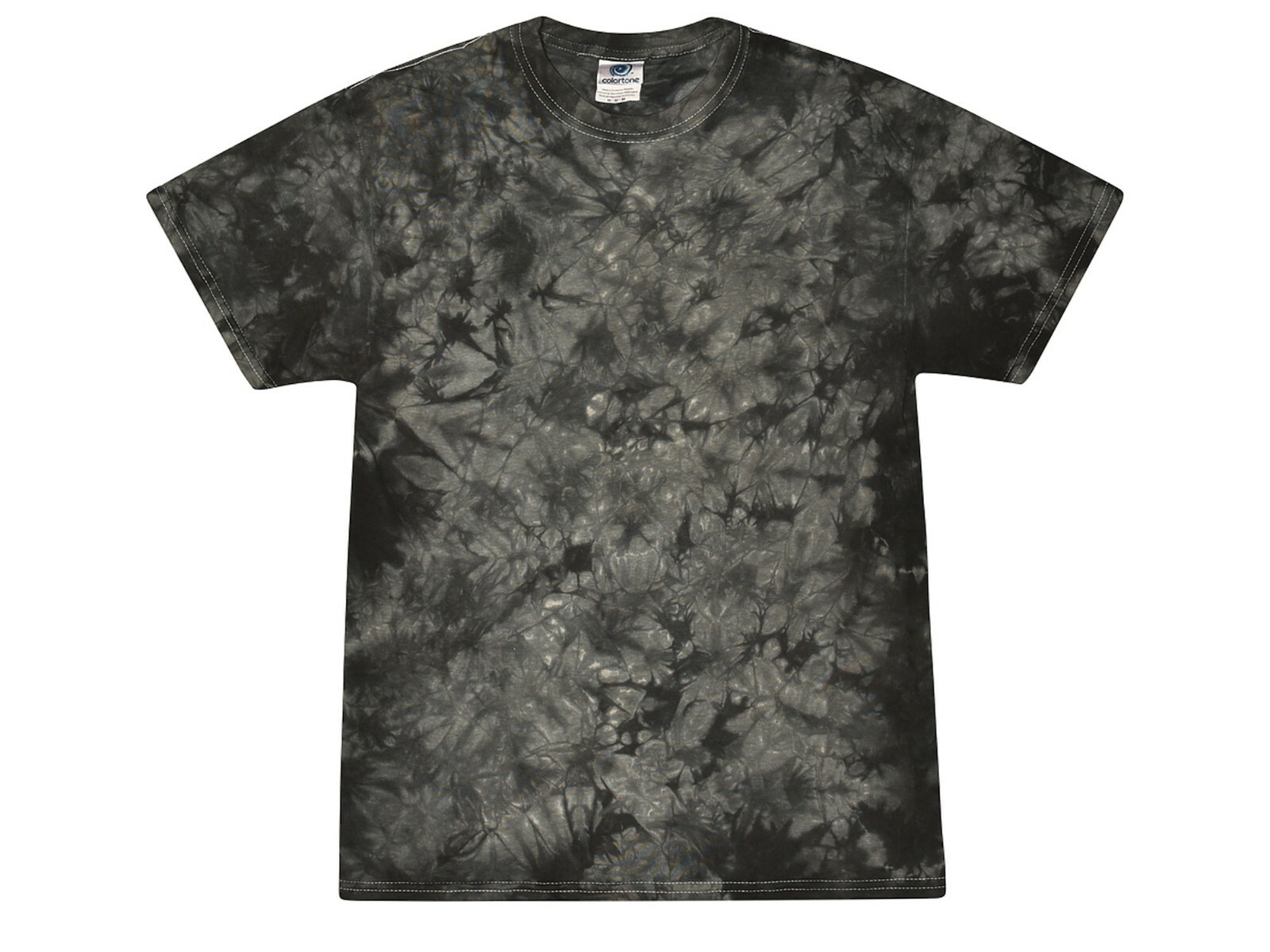 Tie Dye Crystal Black T-Shirts S M L XL 2XL 3XL Cotton Colortone