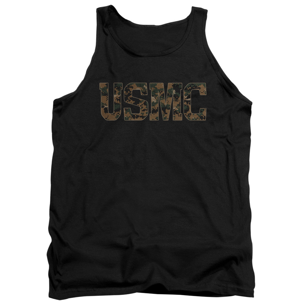 US MARINE CORPS USMC CAMO FILL Licensed Men&rsquo;s Graphic Tank Top Sleeveless SM-2XL