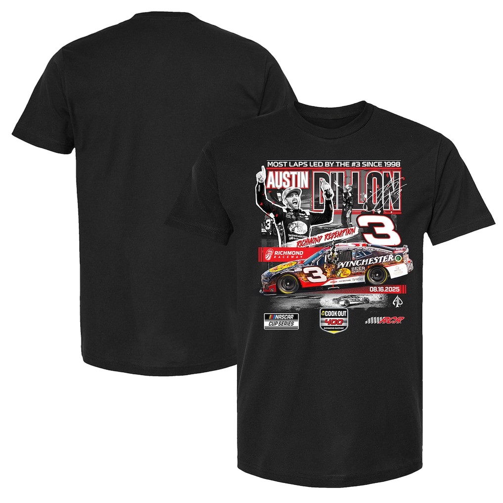Austin Dillon Cook Out 400 Winner T Shirt 2025 Racing Fan Graphic Tee