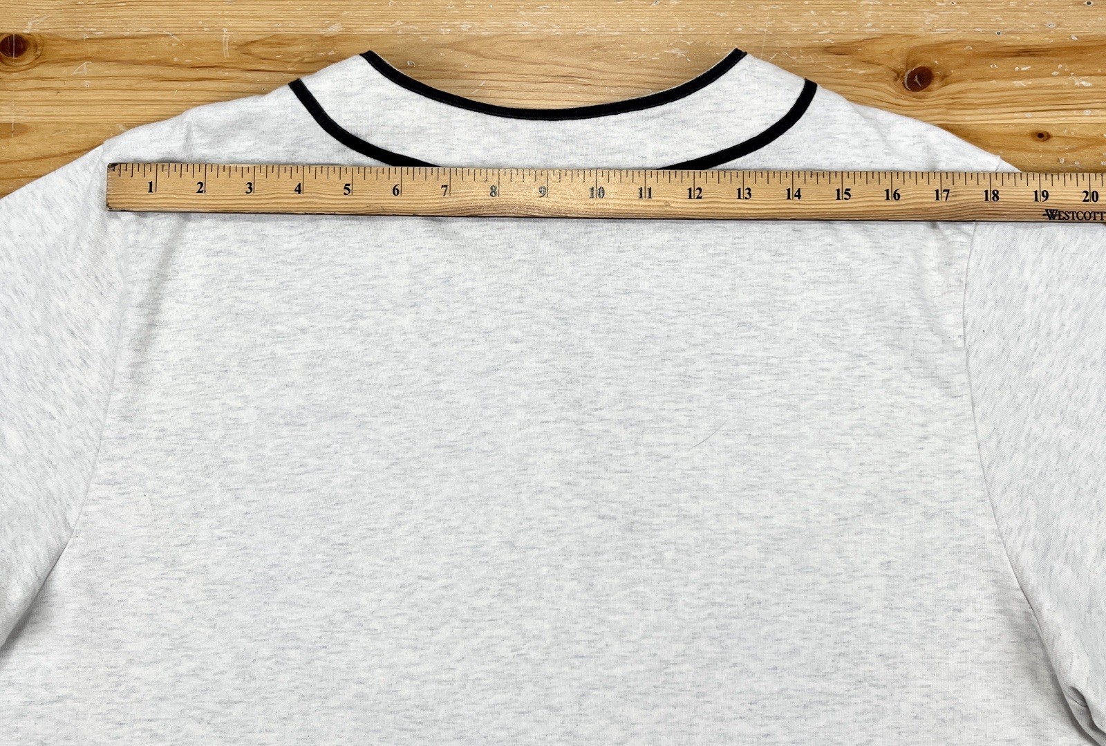 CROOKS & CASTLES Shirt Mens XL Cream Knit Jersey Embroidered Short Sleeve Cotton