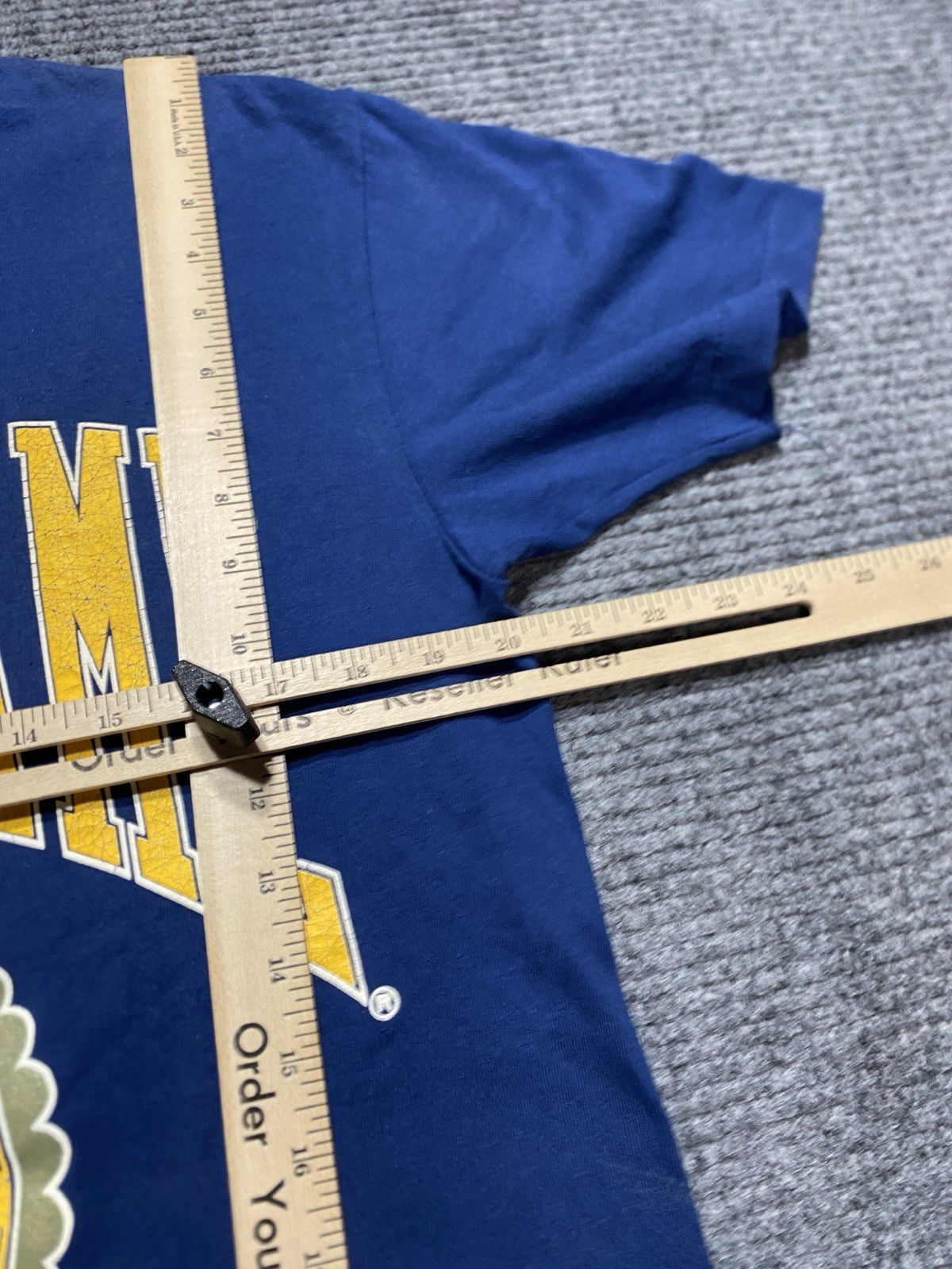 Vintage Notre Dame T Shirt Mens Large 90s Single Stitch Fighting Irish Galt Sand