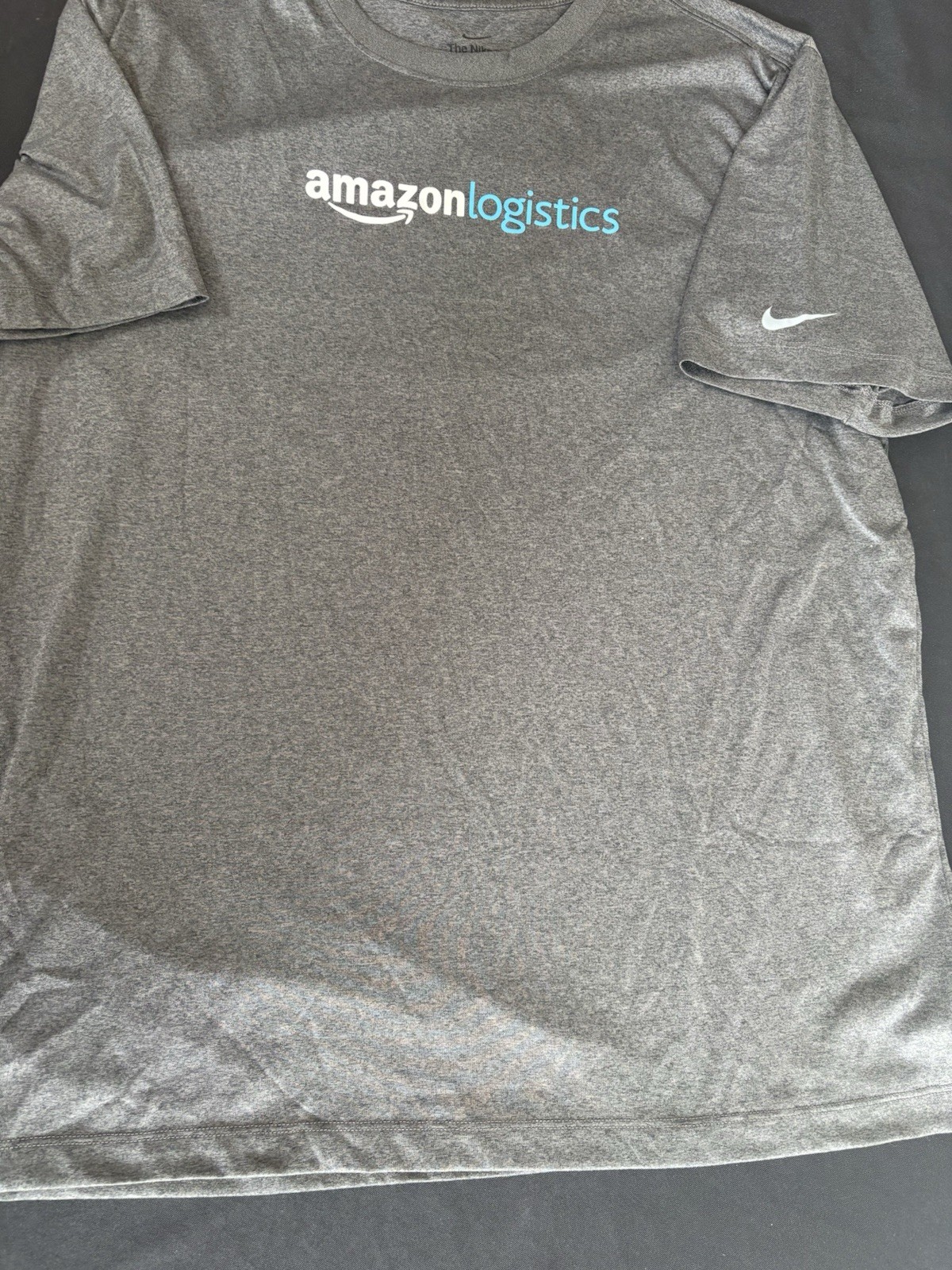 Nike tee Amazon logistics Short Sleeve T Shirt gray