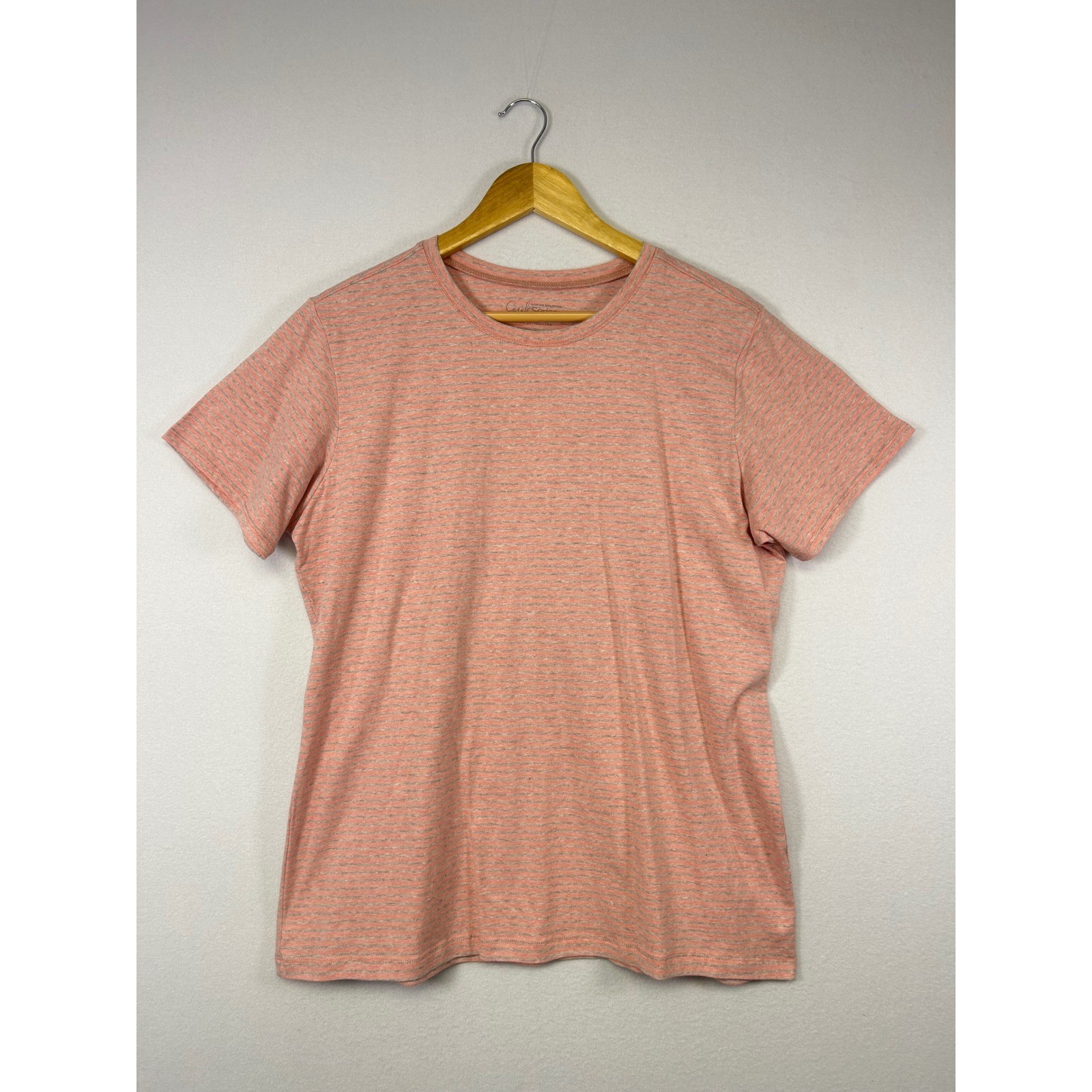 Outdoor Casual Gander Mountain Mens XL Green Pink Microstripe Crewneck Tee Set 2