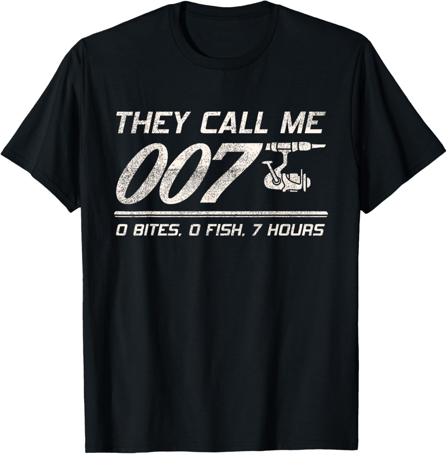Fisherman Joke Dad – They Call Me 007 – Funny Fishing Humor T-Shirt