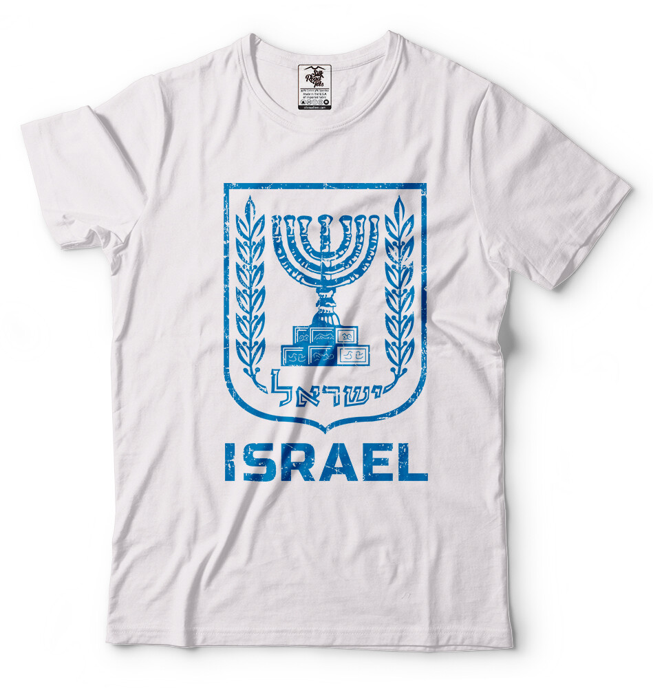 Mens Israel T-shirt Israeli heritage T-shirt Israel T shirt