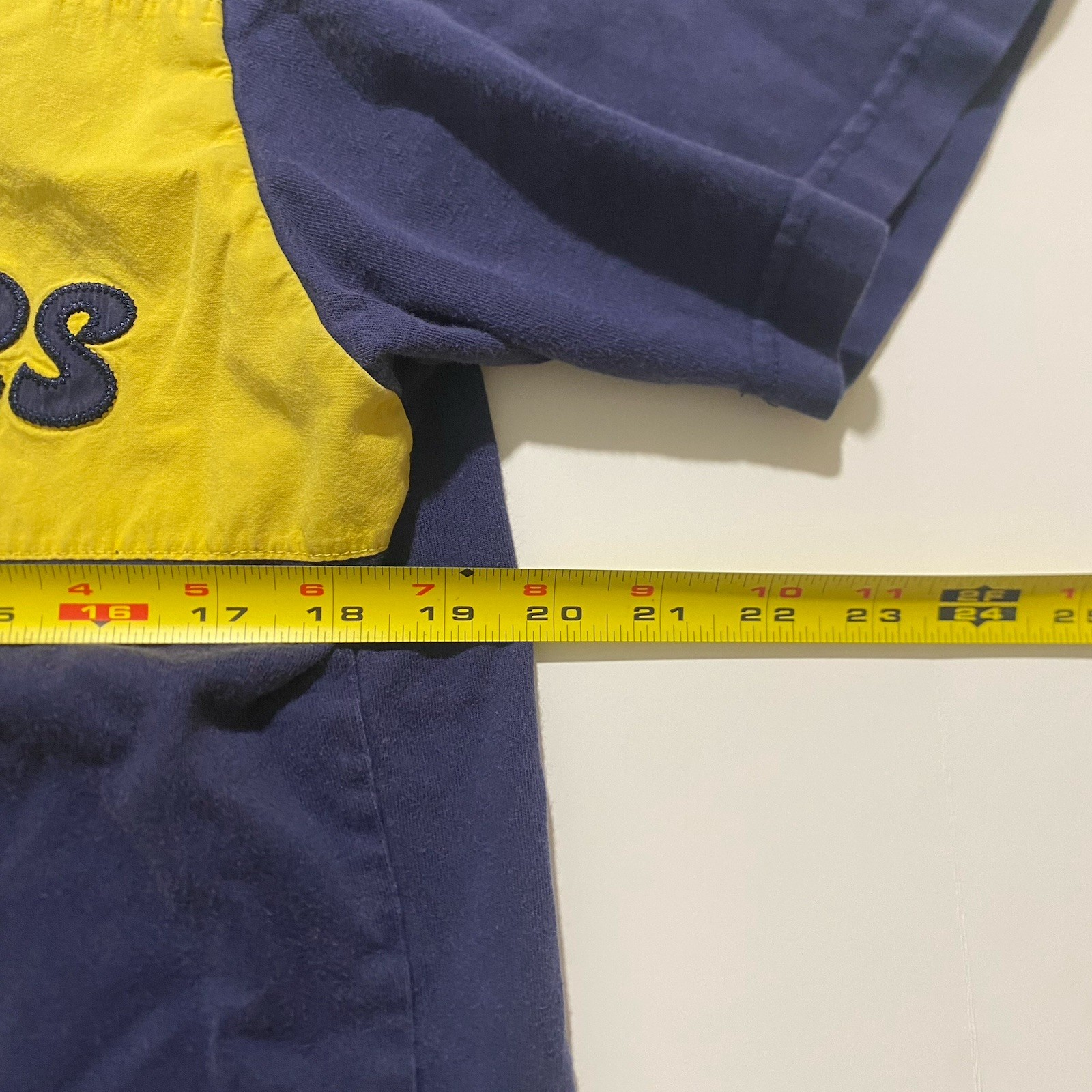 Cookies navy yellow logo graphic t-shirt men&rsquo;s short sleeve Size L