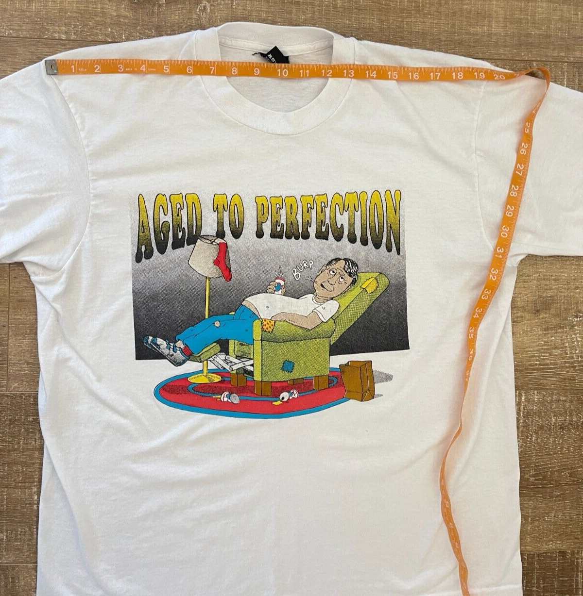 Vintage “Aged To Perfection” Men’s T-shirt XL Single Stitch