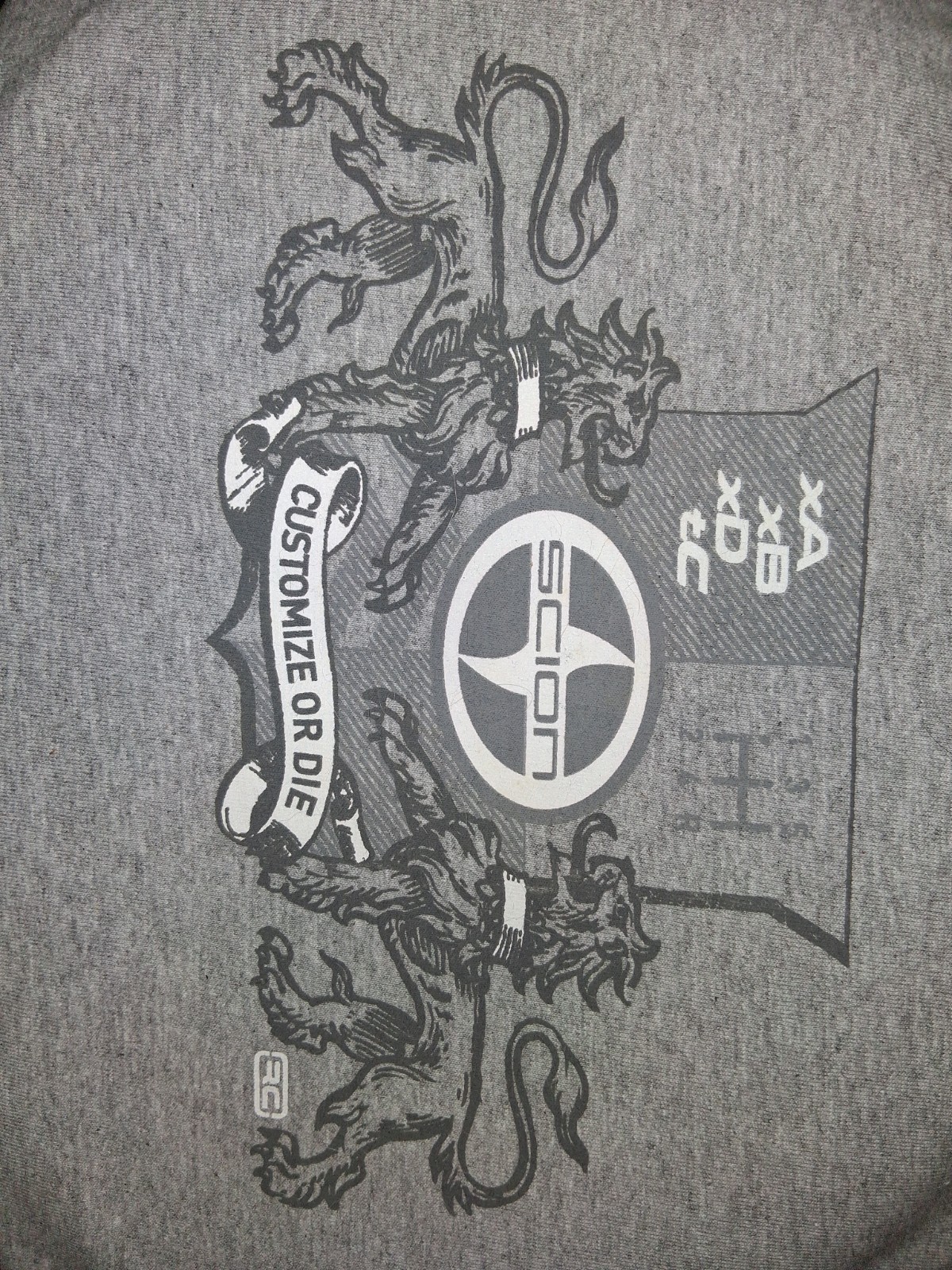 Brand XL Gray Collectible Scion Shirt Alstyle Appeal Active Wear Brand T-Shirt