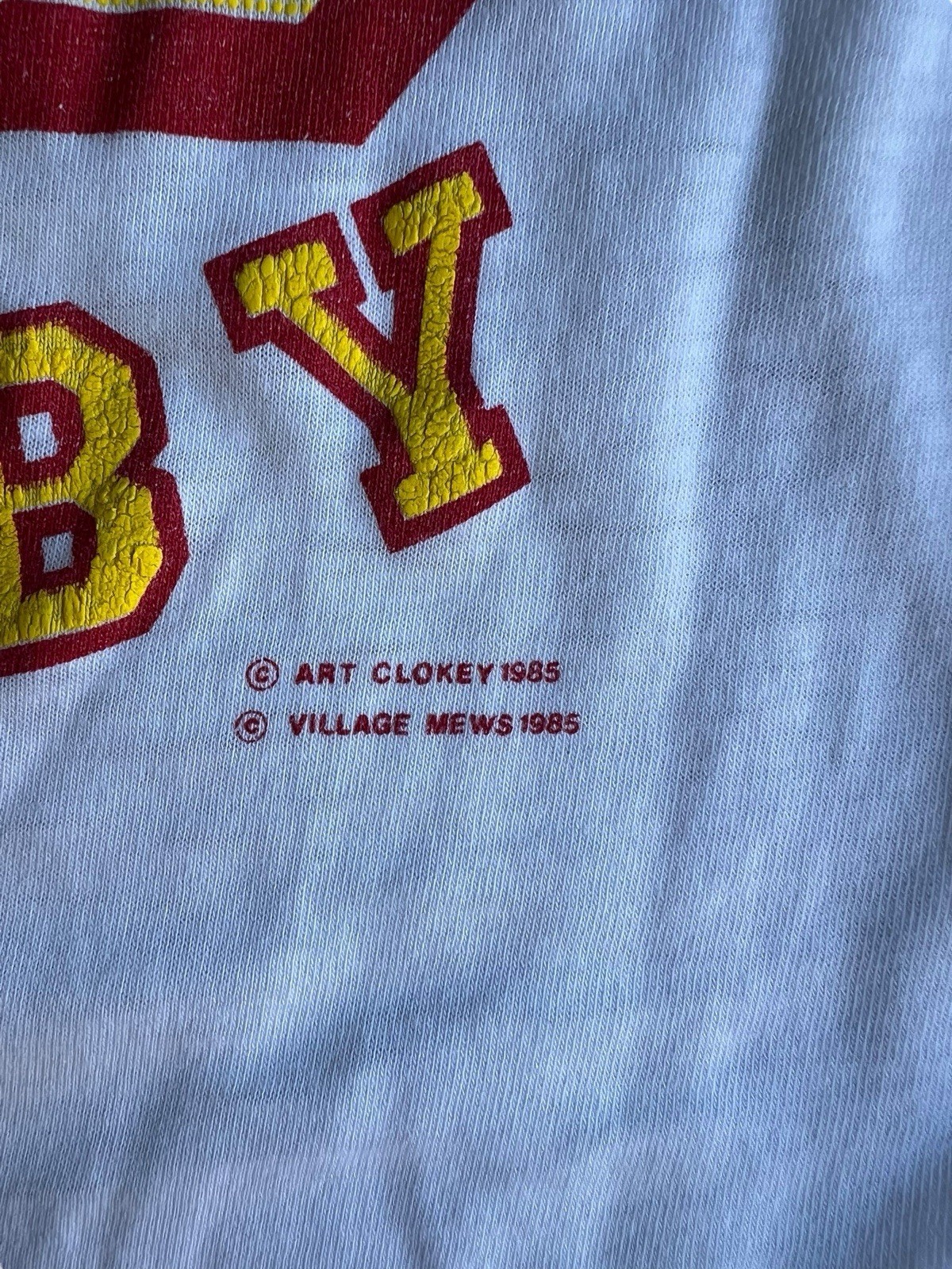 Vintage 1985 University of Gumby Crewneck T-Shirt Men&rsquo;s Size XL 80s shirt tv