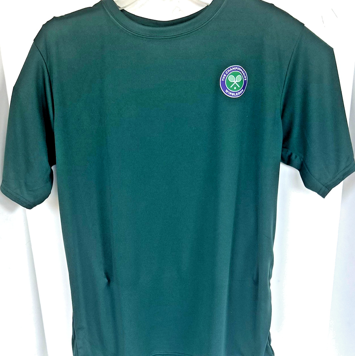 Wimbledon Logo Dark Green SS T&rsquo;s 3.8-OZ, UPF50 100% Poly Dry-Fit / Limited Run