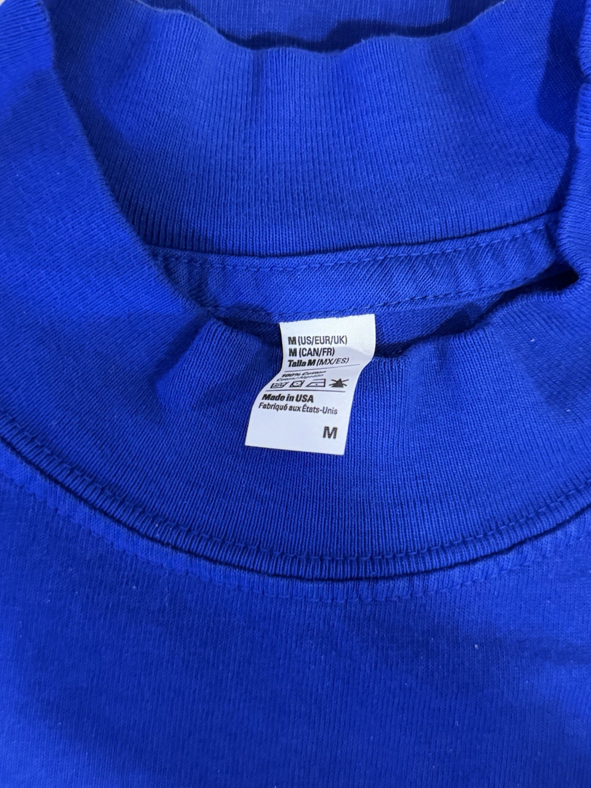 Kanye West &lsquo;Jesus Is King&rsquo; Album T-Shirt Blue, Size Medium AUTHENTIC