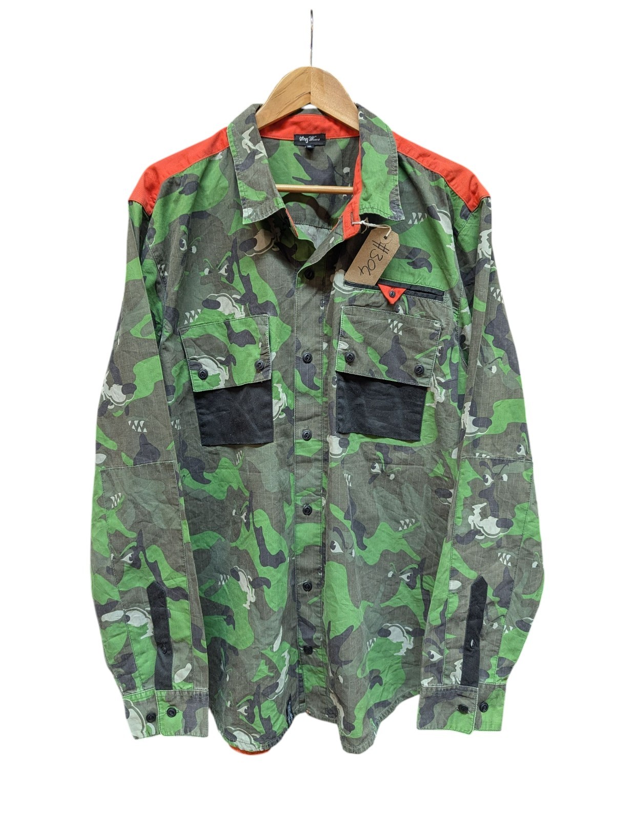 LRG Camo Shirt Size 2XL – 48&Prime; Chest #304
