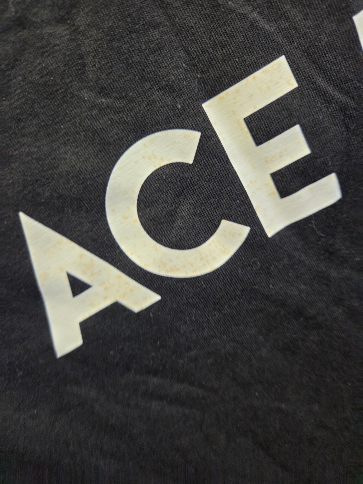 Universal Performance Ace Padel Print T-Shirt Small Black Graphic Sportswear Tee