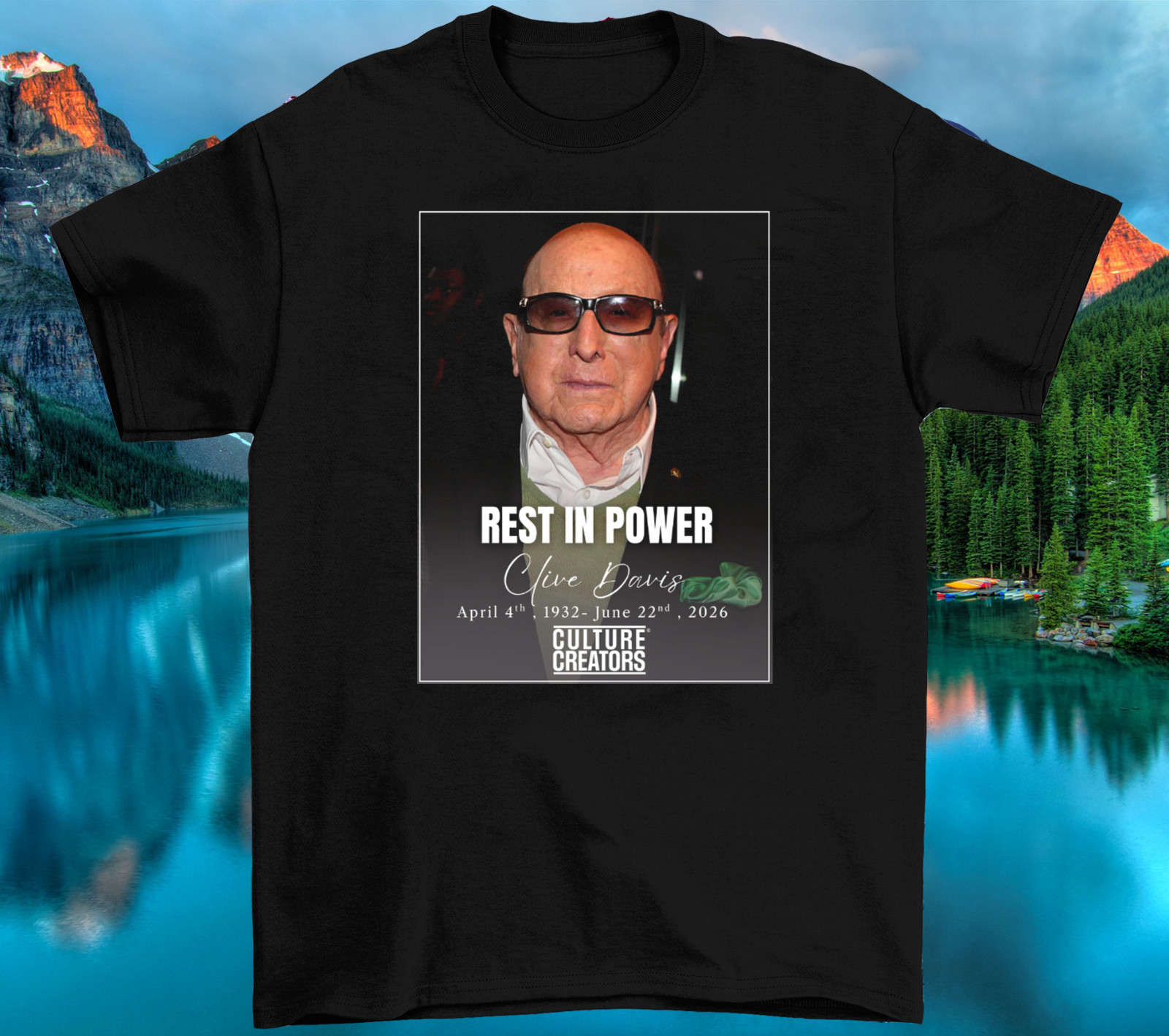 Clive Davis 1932-2026 Love Of Music Tribute Graphic T Shirt S-5XL