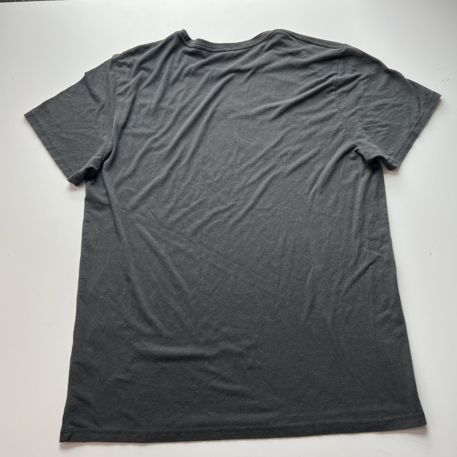Marine Layer Re-Spun T Shirt Men&rsquo;s Large Black California Surfing Bear Graphic