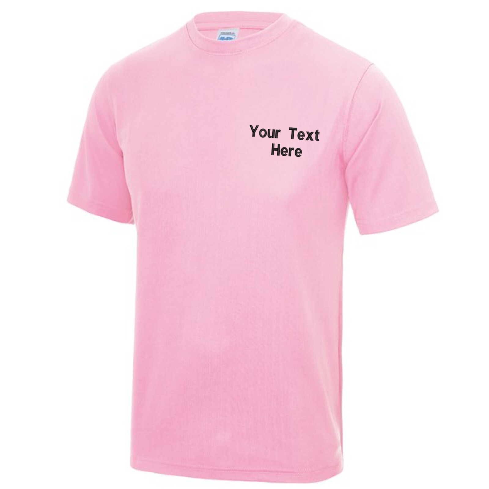 Personalised Custom Embroidered Just Cool Awdis Cool T-shirt Gym Stag Do Hen