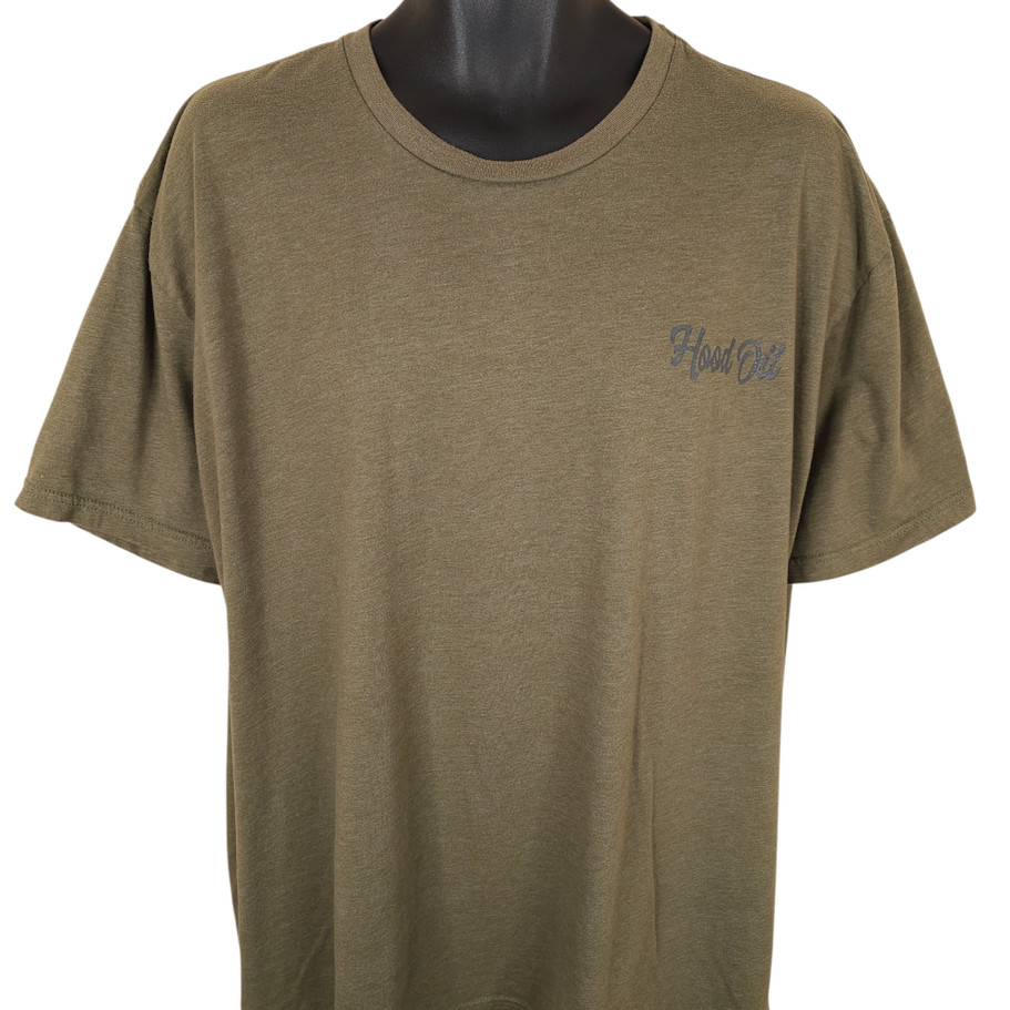 Hood Oil T Shirt Mens Size 3XL Green Portland Oregon Cannabis Marijuana PDX