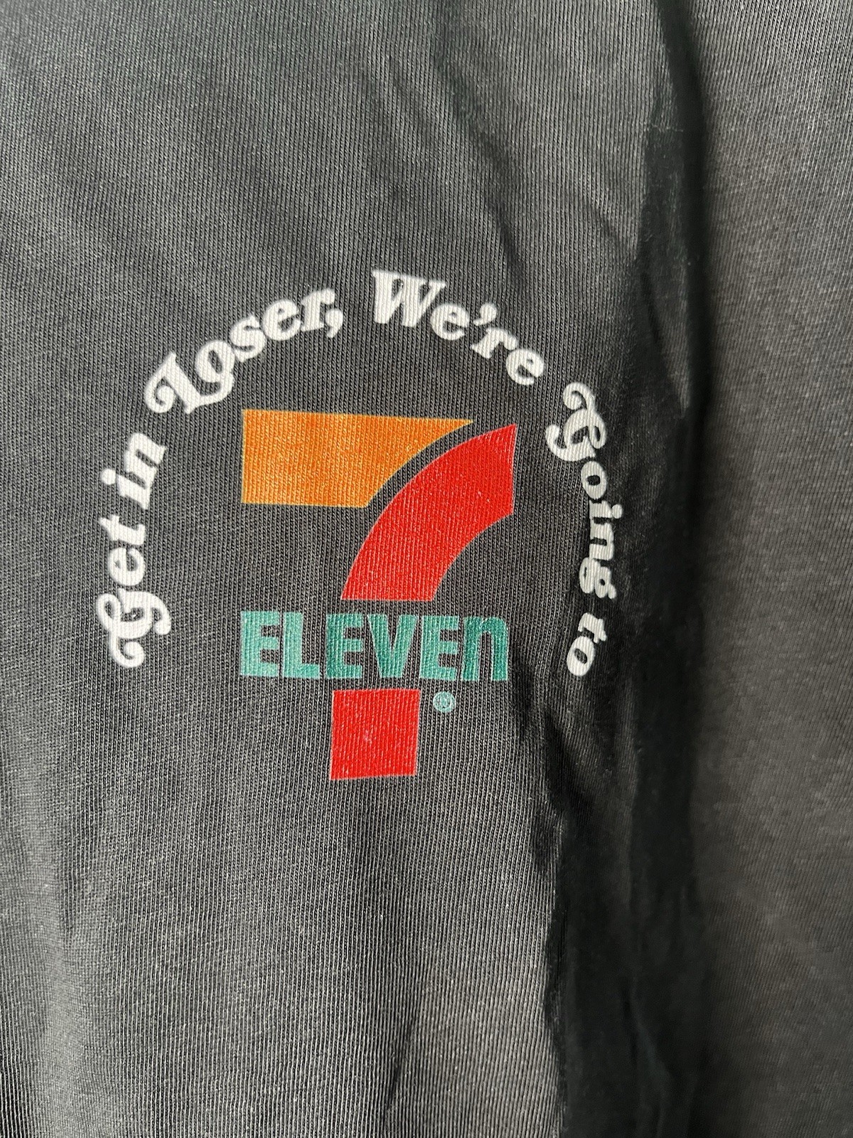 7 eleven Faded Retro GET IN LOSER Tshirt Men’s Med Exc