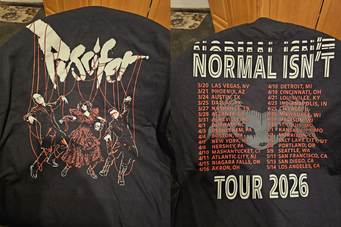 Puscifer The Normal Isn&rsquo;T Tour 2026 T-Shirt Size S-5Xl