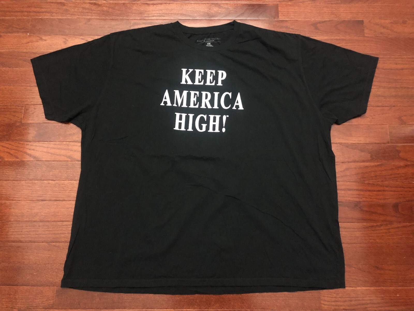 KEEP AMERICA HIGH T SHIRT MENS 4XL BLACK WHITE LEGALIZATION WEED POT SMOKE v