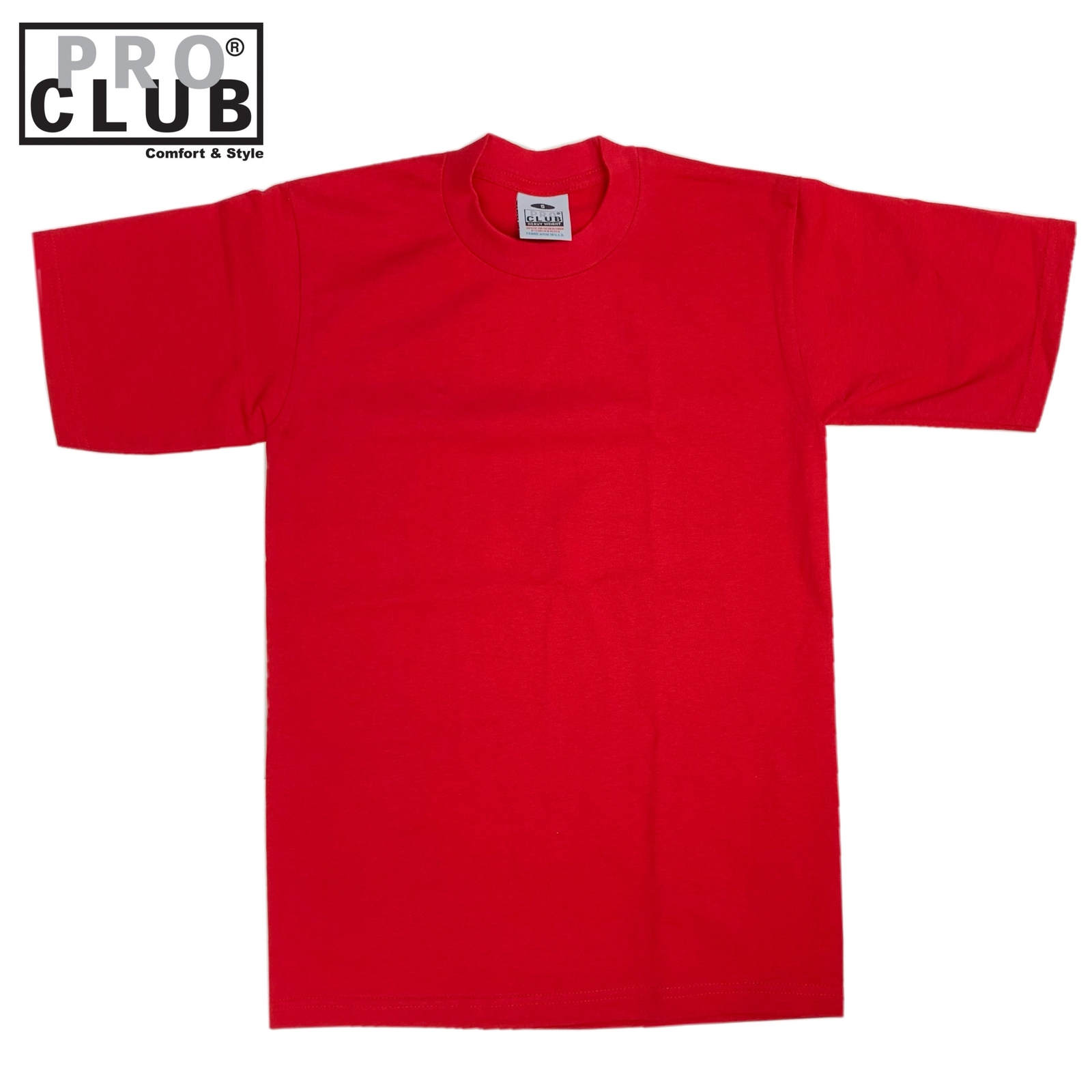 Pro Club Men&rsquo;s Heavyweight Cotton Short Sleeve Crew Neck T-Shirt (More Colors)
