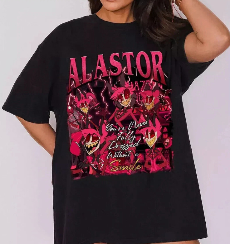 Alastor Hazbin Hotel Shirt, Hazbin Hotel Fan Shirt, Hazbin Hotel Movie Shirt