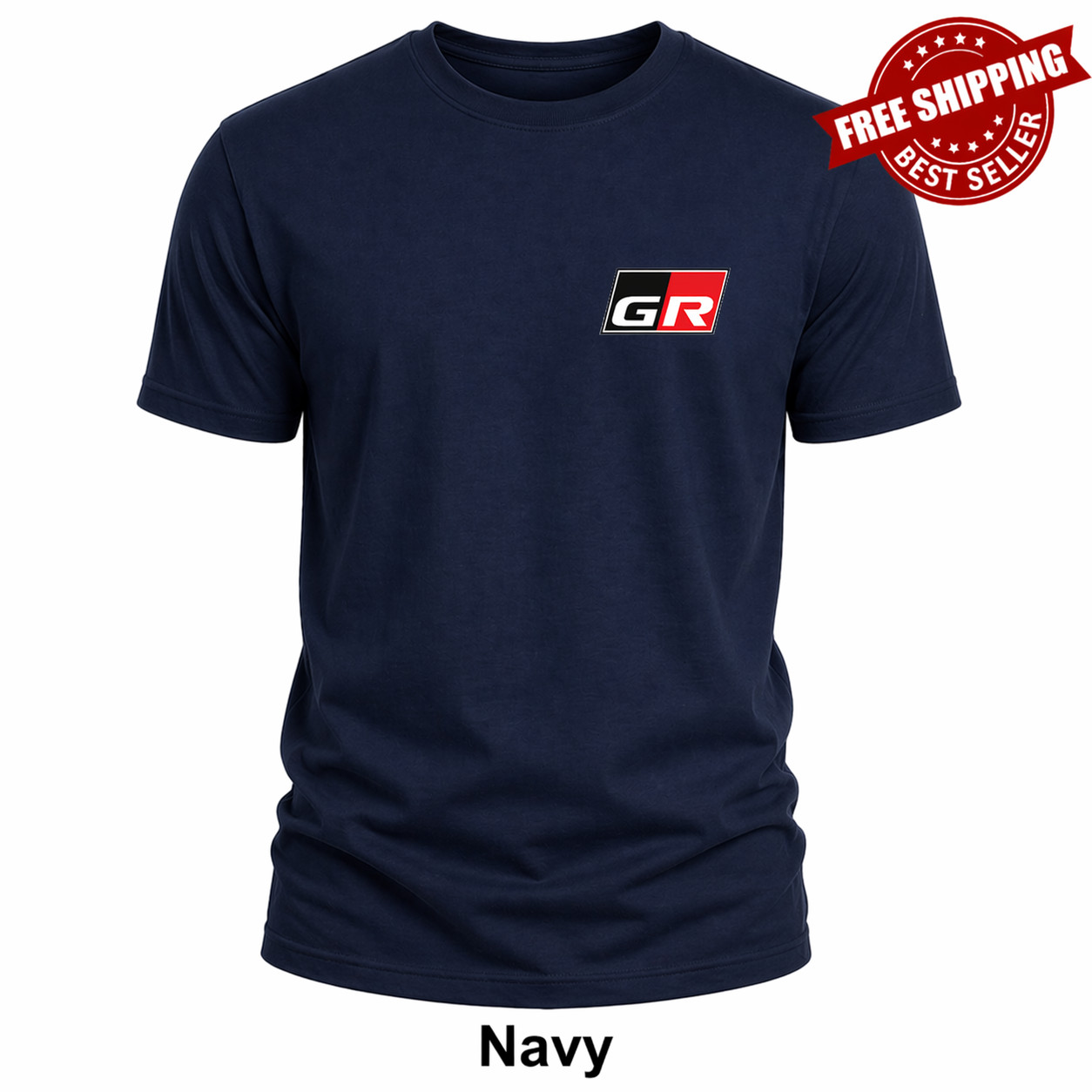 Toyota GR Racing Logo T Shirt Men JDM Motorsport Tee Size S-5XL