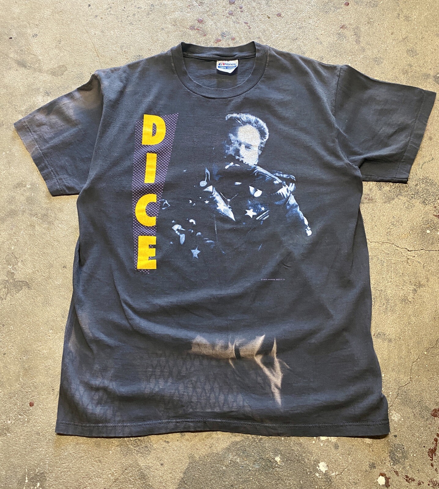 Vintage 1989 Andrew Dice Clay TShirt Faded 20in/27in