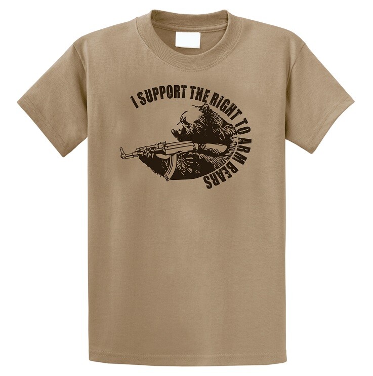 I Support the Right to Arm Bears T-Shirt S M L XL 2XL