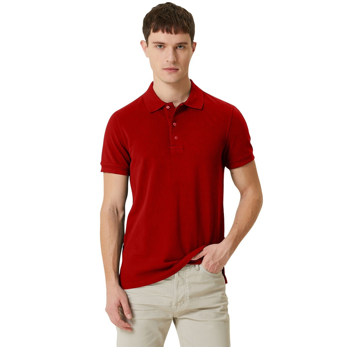 3 / 4 Pack Men&rsquo;s Plain T-Shirt Short Sleeve Pique Polo Tee Top Multi Set M-2XL