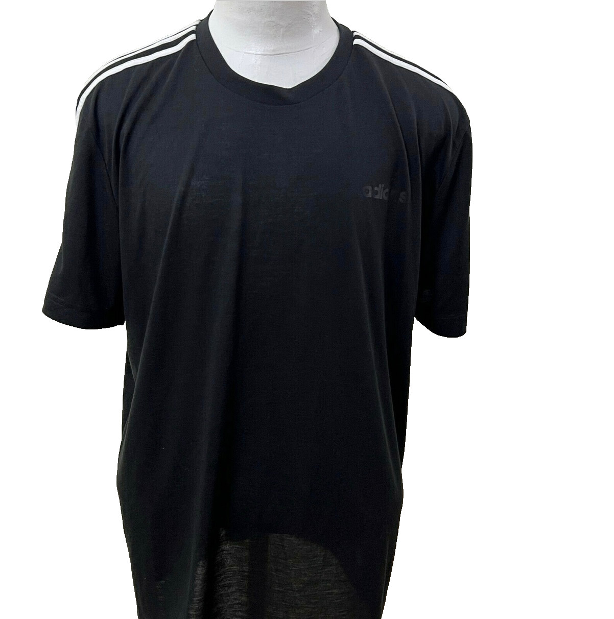 Adidas Climalite Men&rsquo;s Size XL Solid Black Workout Running Crew-Neck T-Shirt