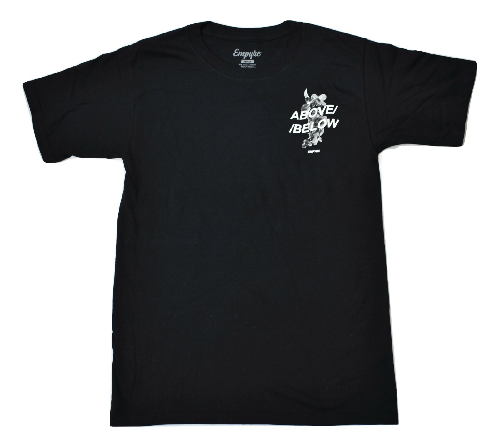 Empyre Mens Above Below Black Tee Shirt New S, M, L, XL