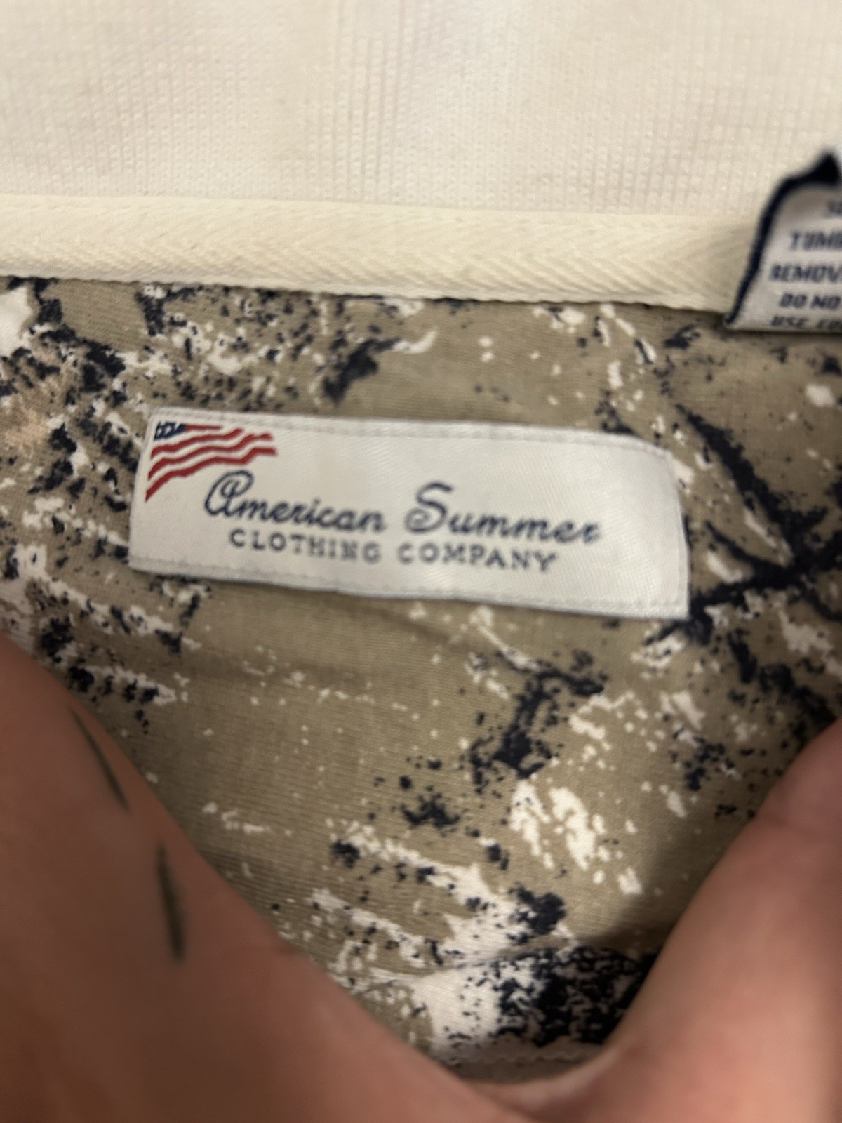 American Summer Clothing Co USA Flag Eagle Graphic Polo Shirt Men&rsquo;s XL