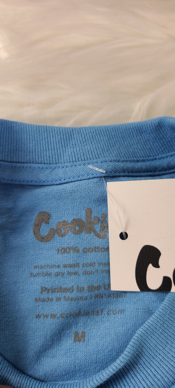 Cookies Original Logo Thin Mint Baby/Blue Men&rsquo;s Tee Shirt (SizeM) Shipped Promp