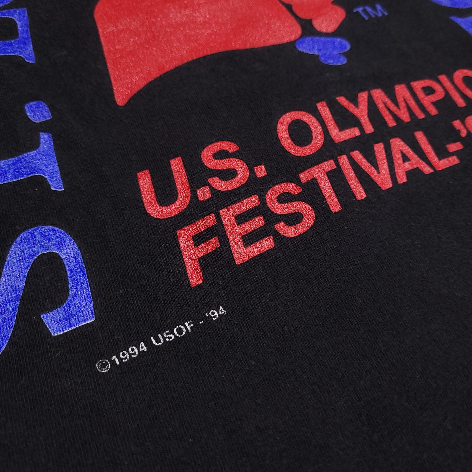 Vtg 90s Olympics Games Shirt Sz XL Single Stitch St Louis Arch Hanes 1994