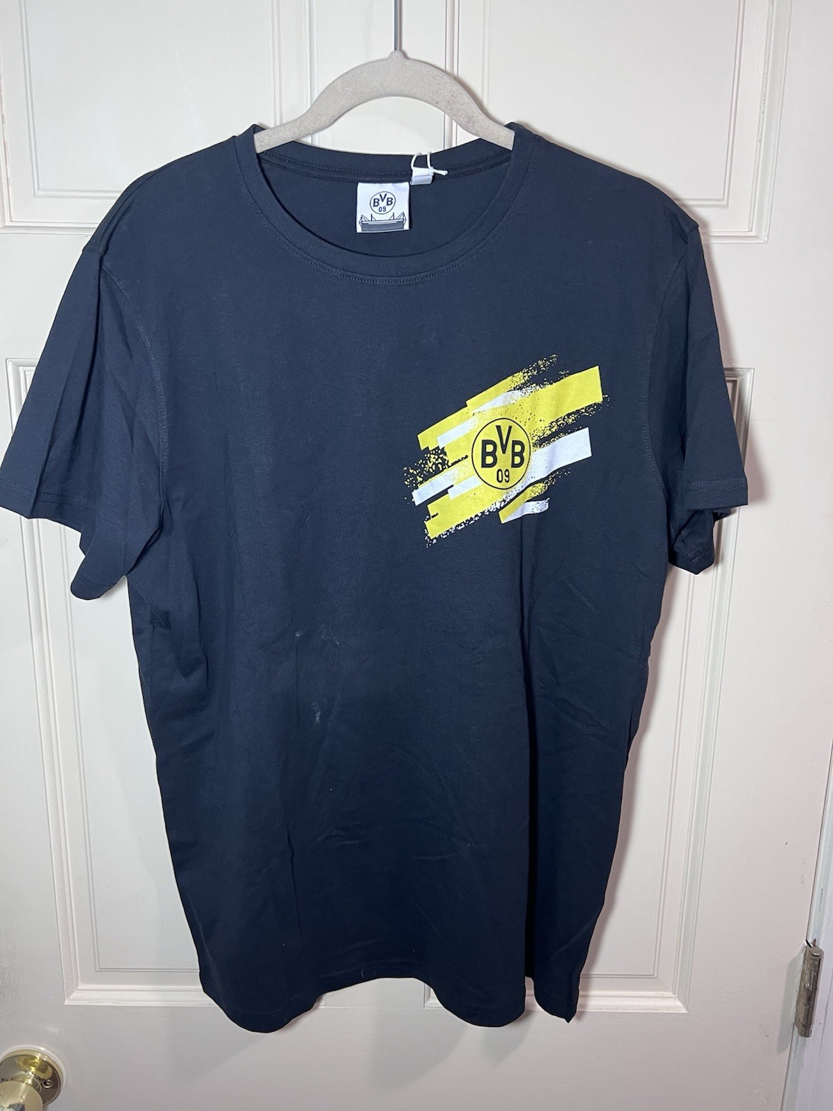 BVB 09 Borusse Team Black Tee T Shirt Men&rsquo;s Large L NWT New