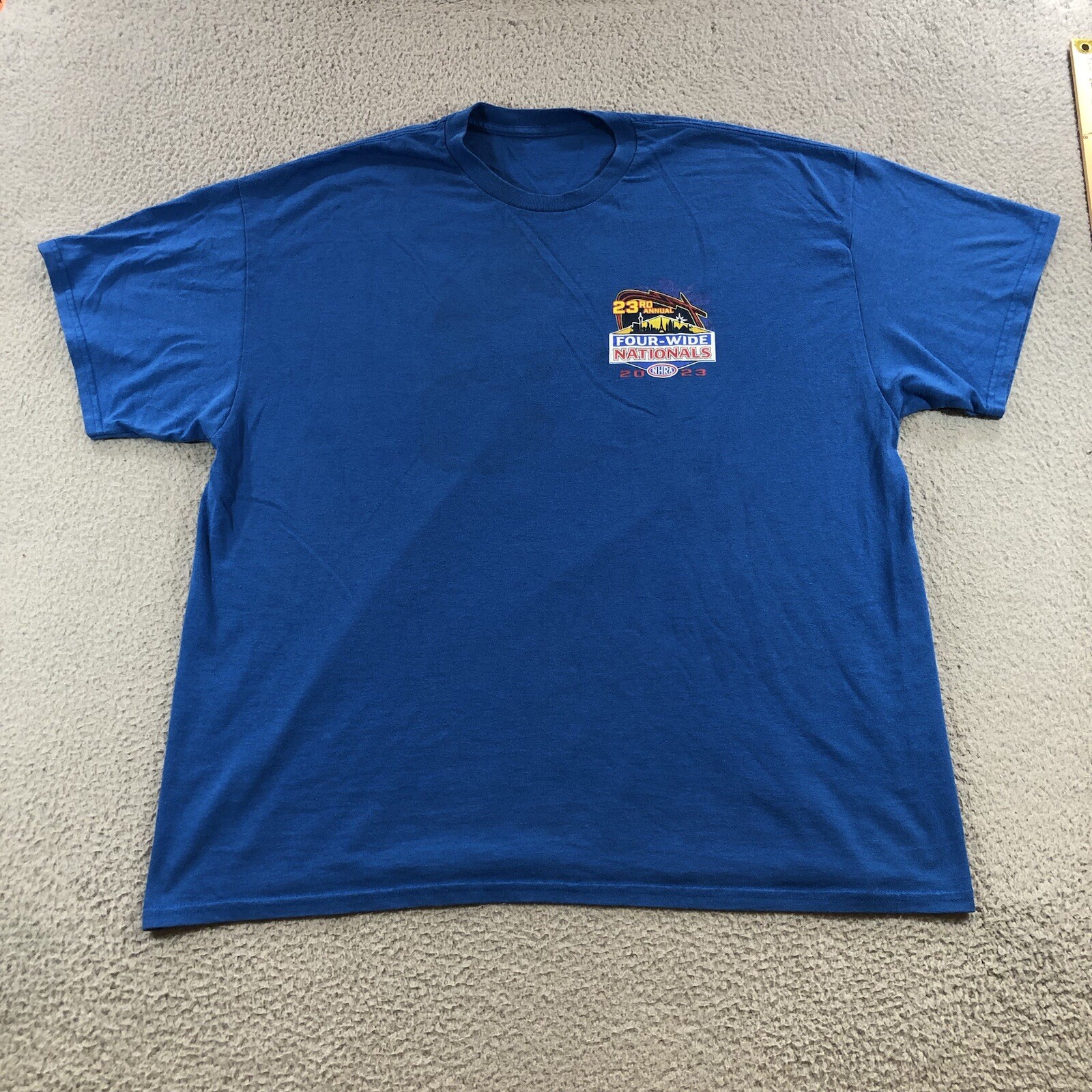 Nhra T Shirt Men’s 2XL Blue Las Vegas Drag Racing