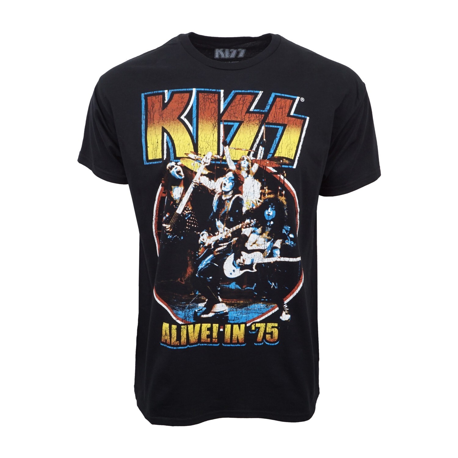 KISS ROCK AND ROLL ALIVE IN 75 T SHIRT