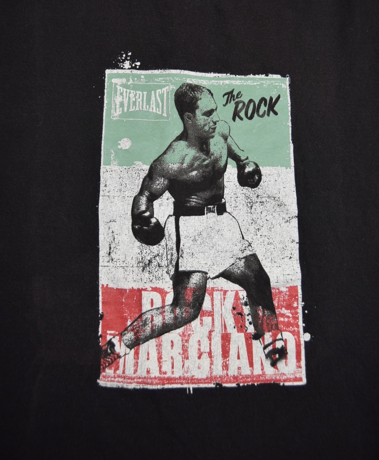 Vintage Everlast T Shirt The Rock Boxing Rocky Marciano SX501