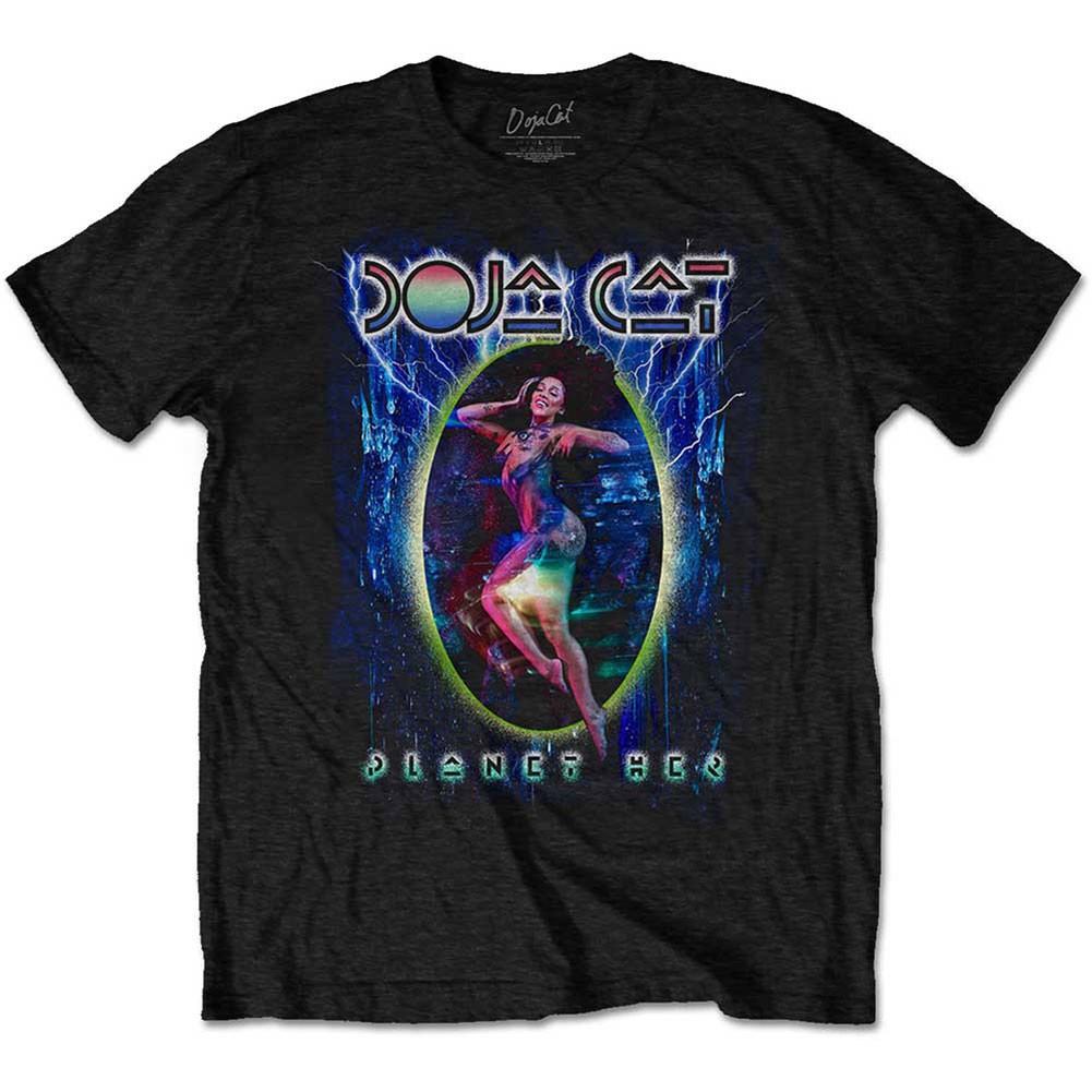 Men&rsquo;s Doja Cat Planet Her Slim Fit T-shirt Medium Black
