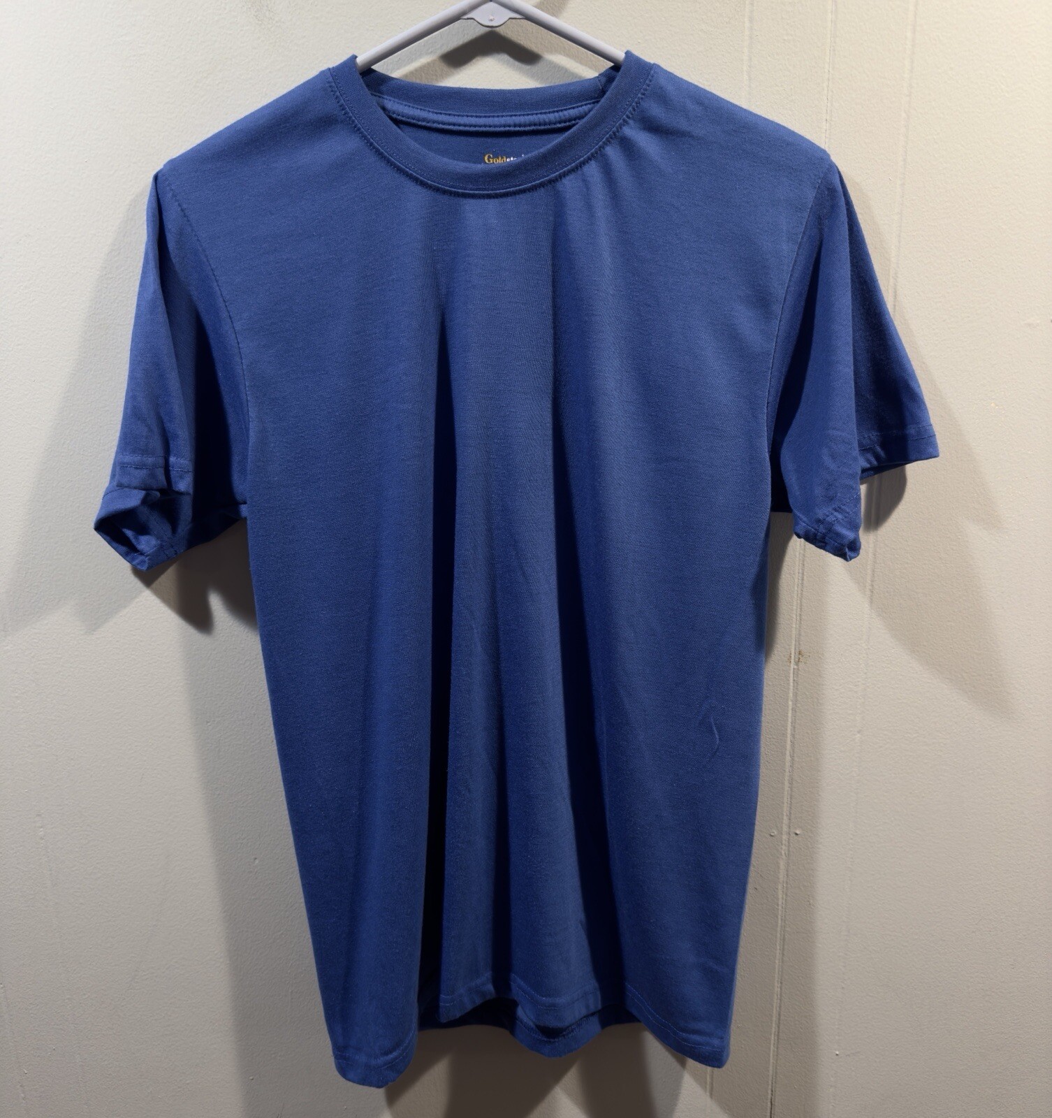 2 Goldstar Blank T Shirts, Size Small. Different Shades Of Blue. Classic Tee