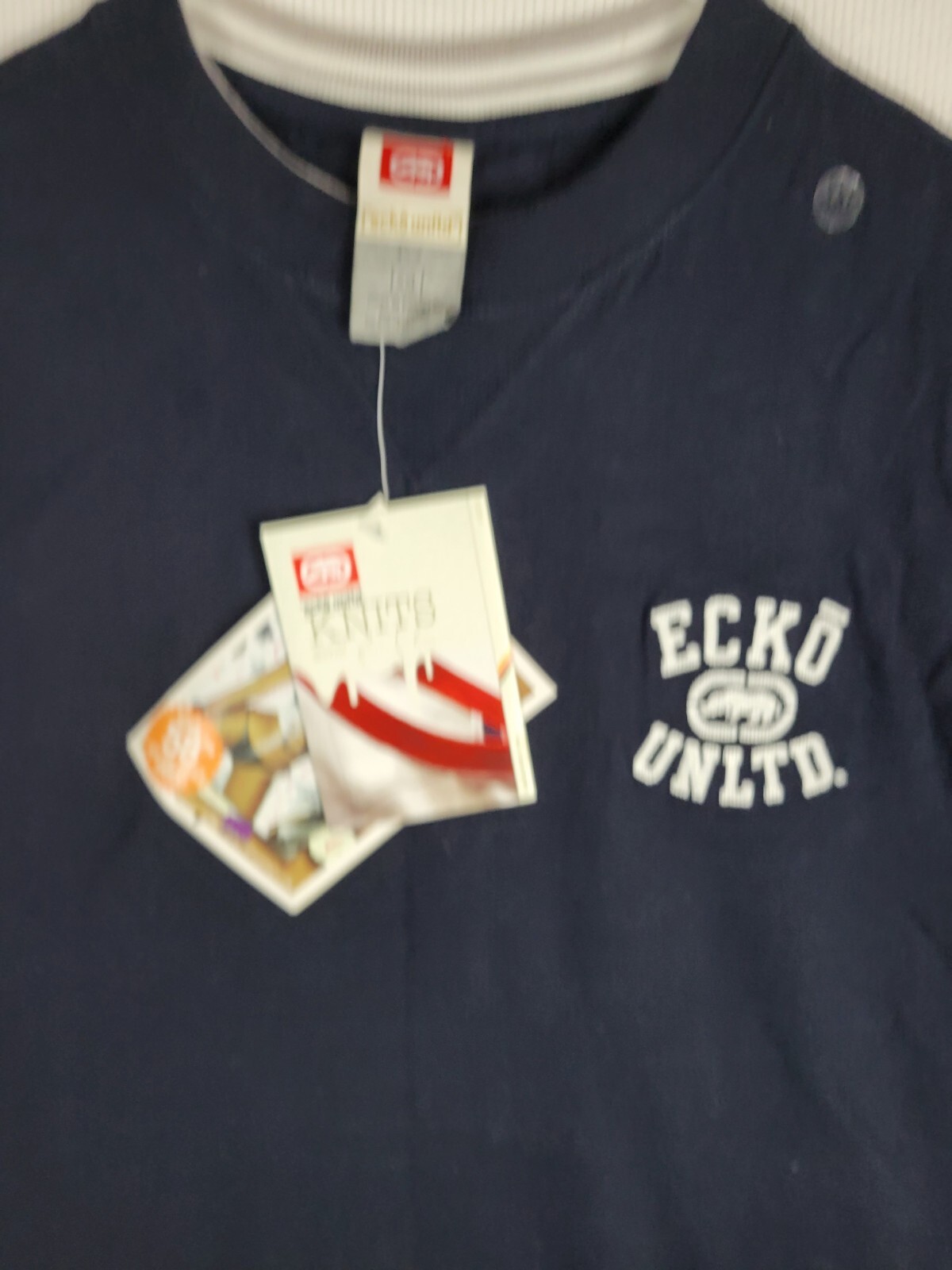 Ecko Unlimited Sleveless Shirt Tank Top, XXL 2XL Dark Navy Blue NOS