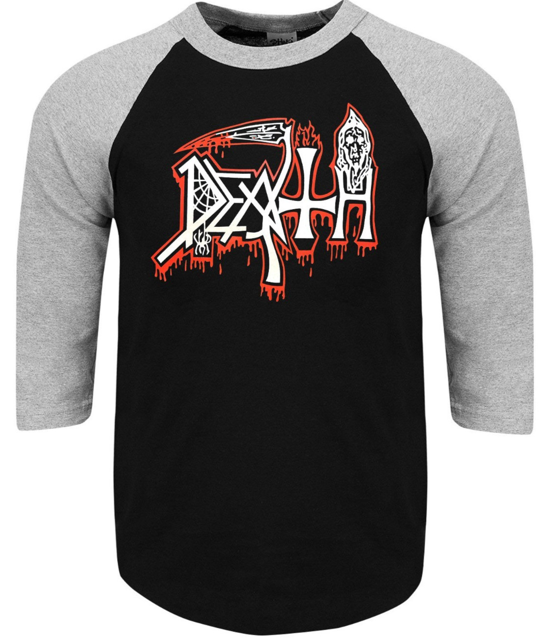 Death American Death Metal Band Raglan 3/4 Sleeve (Multiple Variations)