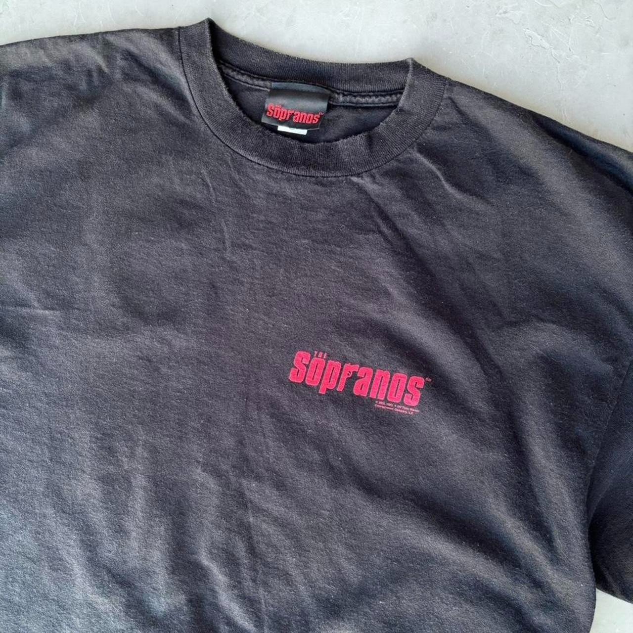 Vintage 2002 The Sopranos HBO TV Show Promo Tee Size XL Made In USA