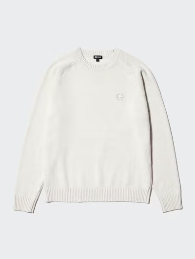 PSL KAWS WINTER x UNIQLO Lambswool Crewneck Sweater 4 colors New Japan 2025